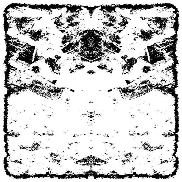 Grunge black and white pattern. Monochrome particles abstract texture. Background of cracks, scuffs, chips, stains, ink spots, lines. Dark design background surface. Gray printing element