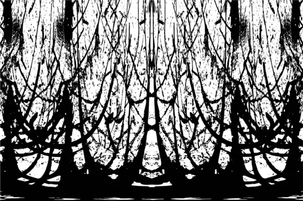 Grunge black and white pattern. Monochrome particles abstract texture. Background of cracks, scuffs, chips, stains, ink spots, lines. Dark design background surface. Gray printing element