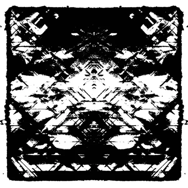 Grunge black and white pattern. Monochrome particles abstract texture. Background of cracks, scuffs, chips, stains, ink spots, lines. Dark design background surface. Gray printing element