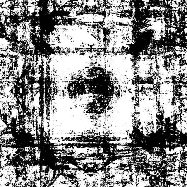 Grunge black and white pattern. Monochrome particles abstract texture. Background of cracks, scuffs, chips, stains, ink spots, lines. Dark design background surface. Gray printing element