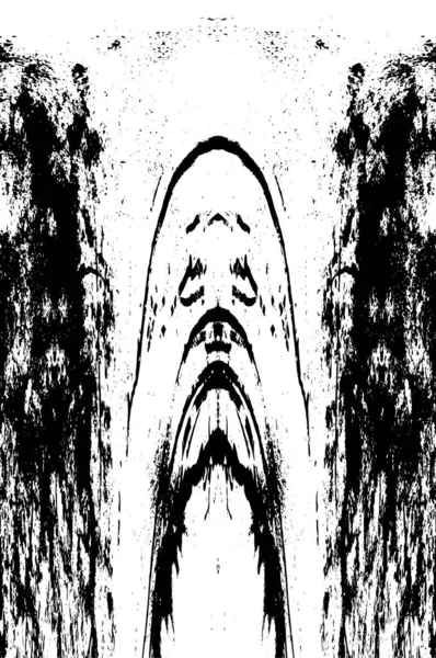 Sert, çizik, sıçramış grunge desenli fırça darbeleri. Dokuları üst üste koy. Siyah-beyaz boyanmış kağıt dokusu. Skeç grunge tasarımı. Poster, kapak, afiş, taklit, çıkartma düzeni için kullan.