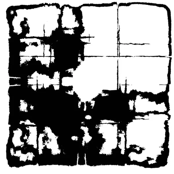 Sert, çizik, sıçramış grunge desenli fırça darbeleri. Dokuları üst üste koy. Siyah-beyaz boyanmış kağıt dokusu. Skeç grunge tasarımı. Poster, kapak, afiş, taklit, çıkartma düzeni için kullan.
