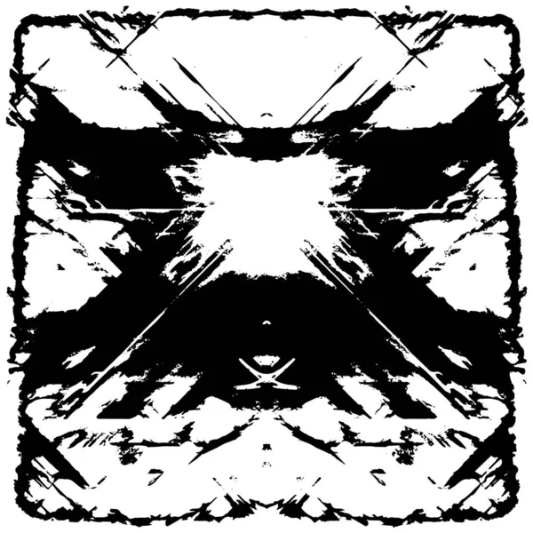 Sert, çizik, sıçramış grunge desenli fırça darbeleri. Dokuları üst üste koy. Siyah-beyaz boyanmış kağıt dokusu. Skeç grunge tasarımı. Poster, kapak, afiş, taklit, çıkartma düzeni için kullan.