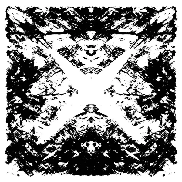 Sert, çizik, sıçramış grunge desenli fırça darbeleri. Dokuları üst üste koy. Siyah-beyaz boyanmış kağıt dokusu. Skeç grunge tasarımı. Poster, kapak, afiş, taklit, çıkartma düzeni için kullan.
