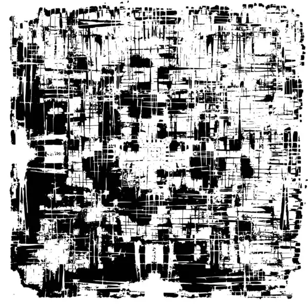 Sert, çizik, sıçramış grunge desenli fırça darbeleri. Dokuları üst üste koy. Siyah-beyaz boyanmış kağıt dokusu. Skeç grunge tasarımı. Poster, kapak, afiş, taklit, çıkartma düzeni için kullan.