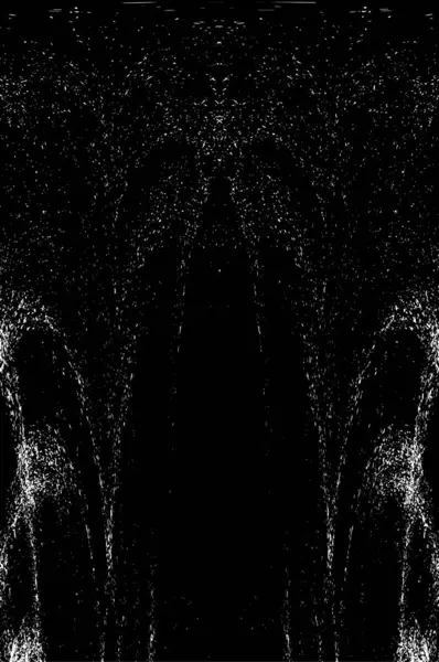 Grunge dikey olarak simetrik siyah beyaz doku. Tek renkli yıpranmış kaplama deseni. 