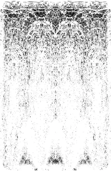 Grunge dikey olarak simetrik siyah beyaz doku. Tek renkli yıpranmış kaplama deseni. 