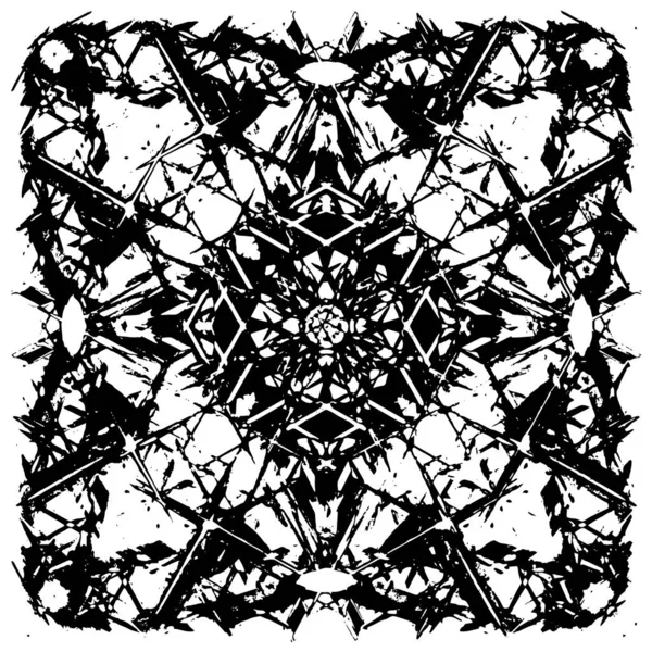 soyut siyah ve beyaz grunge geometrik modern desen