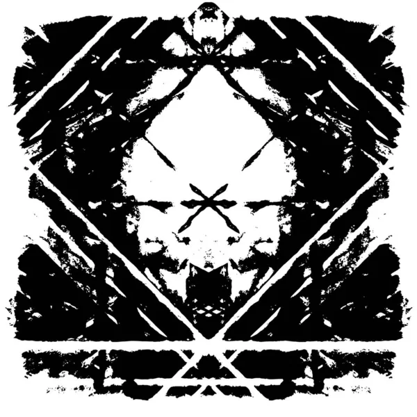 soyut siyah ve beyaz grunge geometrik modern desen