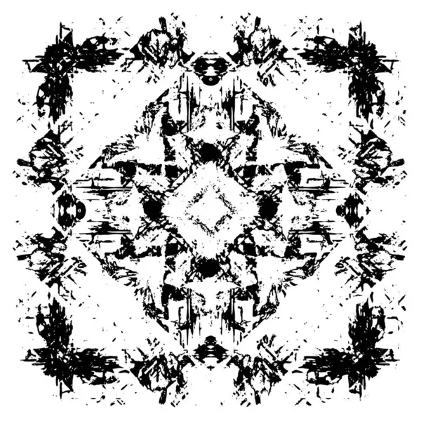 soyut siyah ve beyaz grunge geometrik modern desen