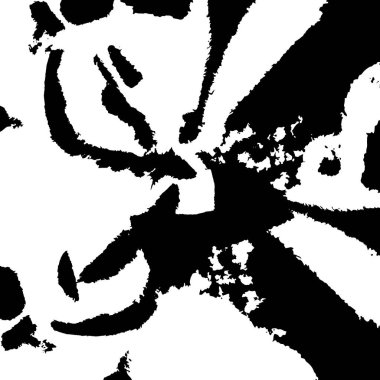 siyah ve beyaz soyut grunge arkaplan monokrom çizimi