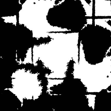 siyah ve beyaz soyut grunge arkaplan monokrom çizimi