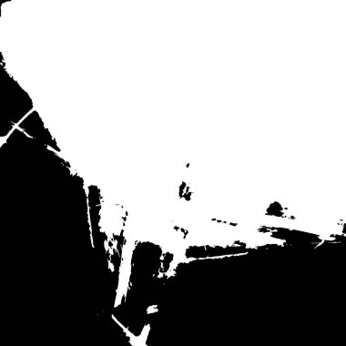 siyah ve beyaz soyut grunge arkaplan monokrom çizimi