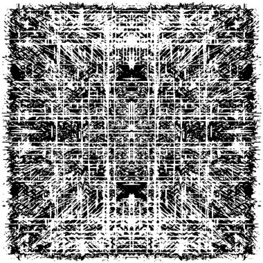 siyah ve beyaz soyut grunge arkaplan monokrom çizimi