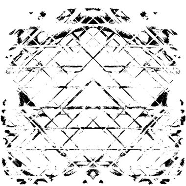 siyah ve beyaz soyut grunge arkaplan monokrom çizimi