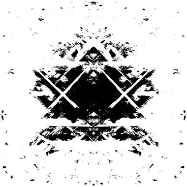 siyah ve beyaz soyut grunge arkaplan monokrom çizimi