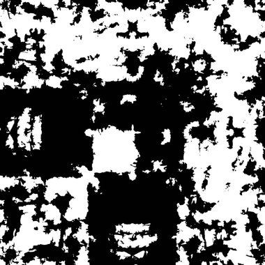 siyah ve beyaz soyut grunge arkaplan monokrom çizimi
