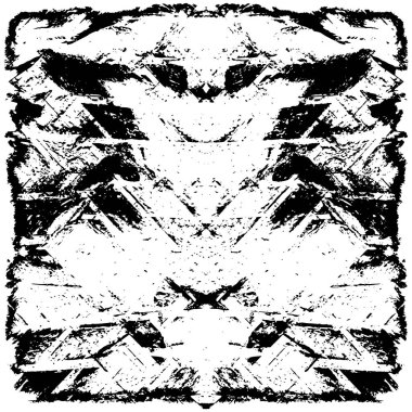 siyah ve beyaz soyut grunge arkaplan monokrom çizimi