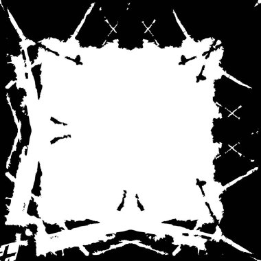 siyah ve beyaz soyut grunge arkaplan monokrom çizimi