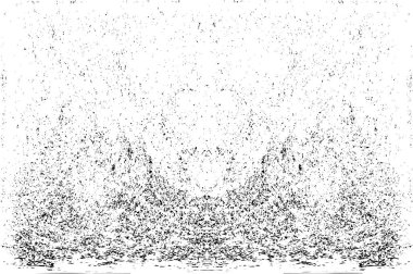 Grunge dikey olarak simetrik siyah beyaz doku. Tek renkli yıpranmış kaplama deseni. 