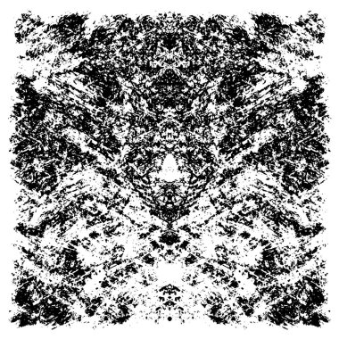 siyah ve beyaz soyut grunge arkaplan monokrom çizimi