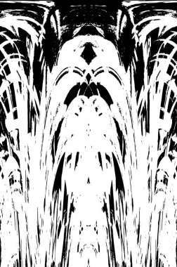 siyah ve beyaz soyut grunge arkaplan monokrom çizimi