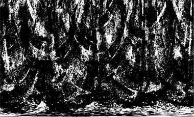 siyah ve beyaz soyut grunge arkaplan monokrom çizimi