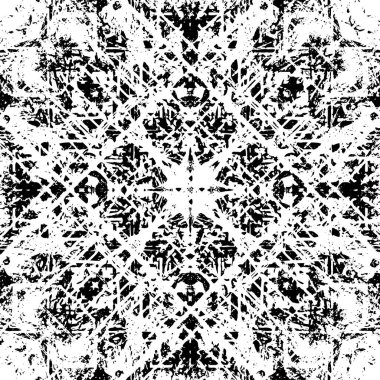 siyah ve beyaz soyut grunge arkaplan monokrom çizimi