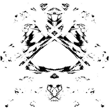 siyah ve beyaz soyut grunge arkaplan monokrom çizimi