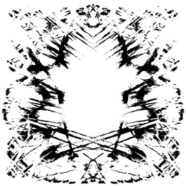 siyah ve beyaz soyut grunge arkaplan monokrom çizimi