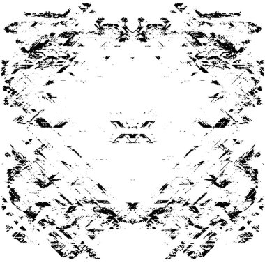 siyah ve beyaz soyut grunge arkaplan monokrom çizimi