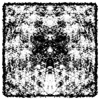 siyah ve beyaz soyut grunge arkaplan monokrom çizimi