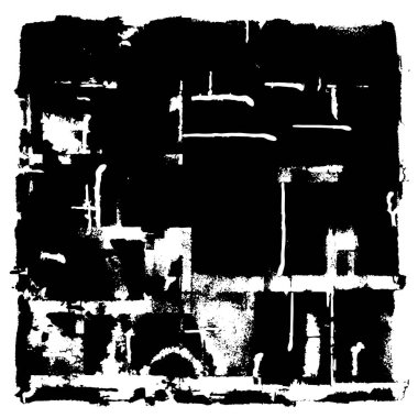 siyah ve beyaz soyut grunge arkaplan monokrom çizimi