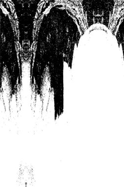 siyah ve beyaz soyut grunge arkaplan monokrom çizimi