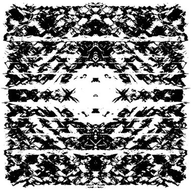 siyah ve beyaz soyut grunge arkaplan monokrom çizimi