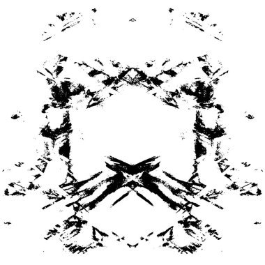 siyah ve beyaz soyut grunge arkaplan monokrom çizimi