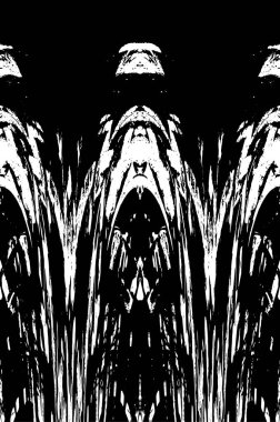 siyah ve beyaz soyut grunge arkaplan monokrom çizimi