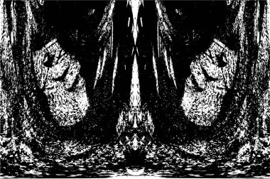 Kusursuz soyut siyah beyaz desen