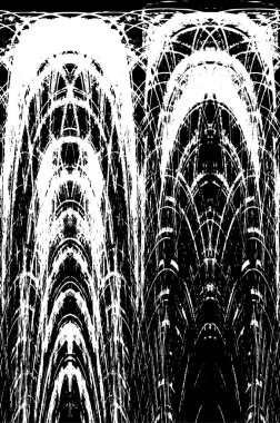 Bir duvarın siyah beyaz grunge dokusu 