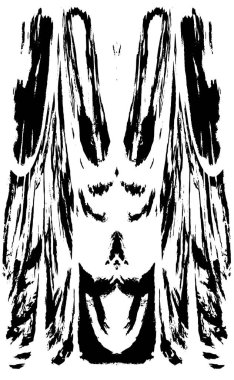 Bir duvarın siyah beyaz grunge dokusu 