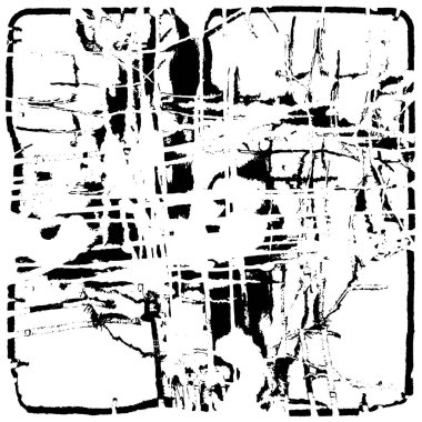 Bir duvarın siyah beyaz grunge dokusu 