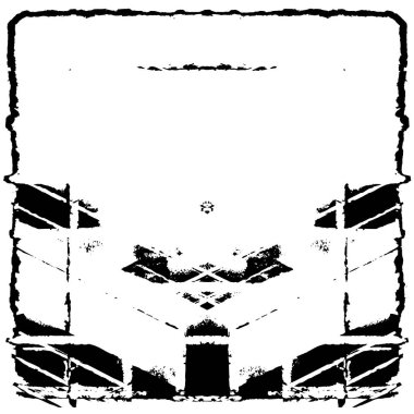 Bir duvarın siyah beyaz grunge dokusu 