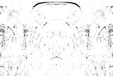 Bir duvarın siyah beyaz grunge dokusu 