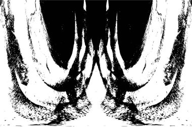 Bir duvarın siyah beyaz grunge dokusu 