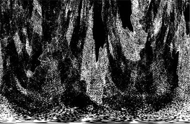 Bir duvarın siyah beyaz grunge dokusu 