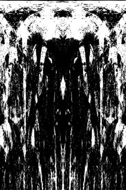 Bir duvarın siyah beyaz grunge dokusu 