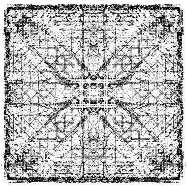 Bir duvarın siyah beyaz grunge dokusu 