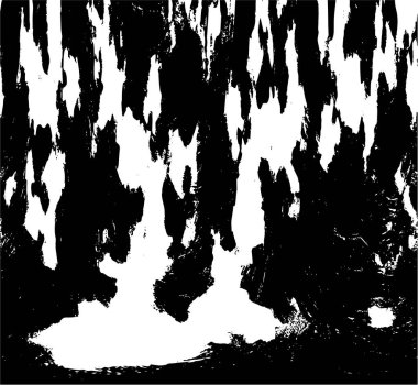 Bir duvarın siyah beyaz grunge dokusu 