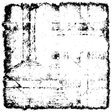 Bir duvarın siyah beyaz grunge dokusu 