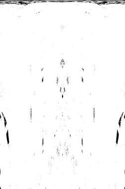 Grunge dikey olarak simetrik siyah beyaz doku. Tek renkli yıpranmış kaplama deseni. 